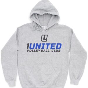 1U Hoodie - Ash Grey Logo