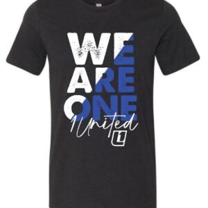 1U TShirt - WE ARE ONE - Black